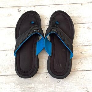 Men’s Size 10 Comfort Foam Flip Flop Sandals Mens Shoes Black C9 by Champion